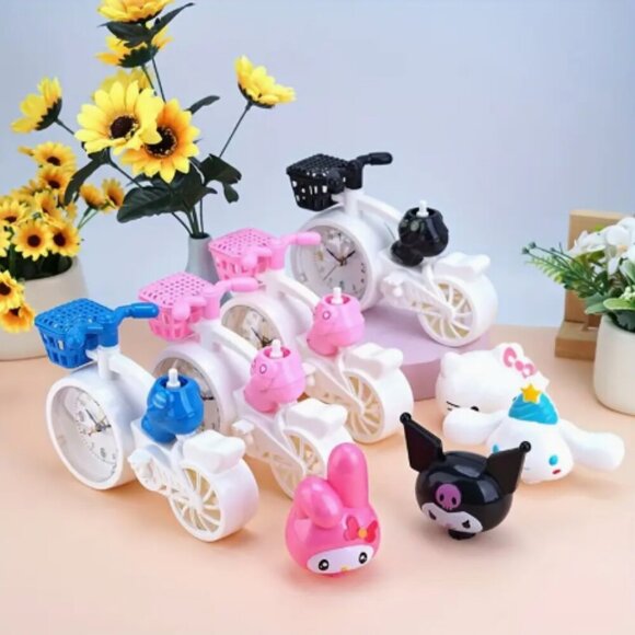 Cinnamaroll Bicycle Alarm Clock Operates on Battery NWT - Picture 2 of 2